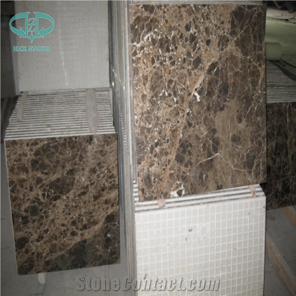 Emperador Dark Marble Laminate Panels, Brown Laminated Marble, Dark Emperador Laminate Stone Panels, Laminate Stone Tiles