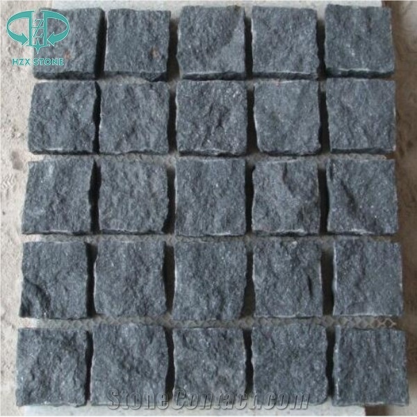 G601/G603/G654/G682/Zhangpu Black Pineappled Cube Stone Light Grey,China Grey Granite, Natural Pavers, Granite for Landscaping Kerbstone/Building Stones/Road Stone/Paving Stone