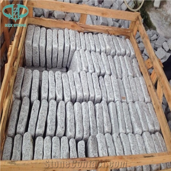 G601 Granite Pineappled Cube Stone, Light Grey,China Grey Granite, Natural Pavers, Granite Cube Stone for Landscaping/Building Stones/Road Stone/Paving Stone/Granite Paving Sets