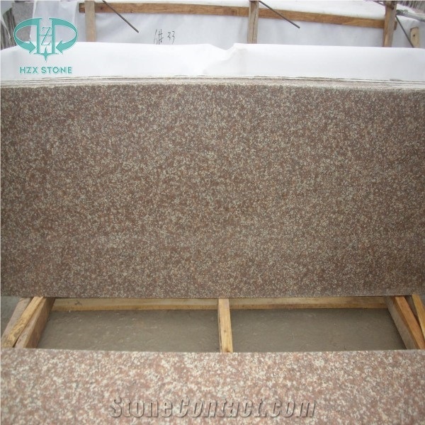 G687 Granite Slabs, Peach Red Granite Wall Covering, Cherry Pink Granite Floor Tiles
