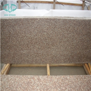 G687 Granite Slabs, Peach Red Granite Wall Covering, Cherry Pink Granite Floor Tiles