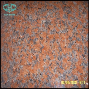 Granite G562, G562 Maple Red, G562 Polished Half Slabs, G562 Granite Slabs for Contertops, China Maple Red