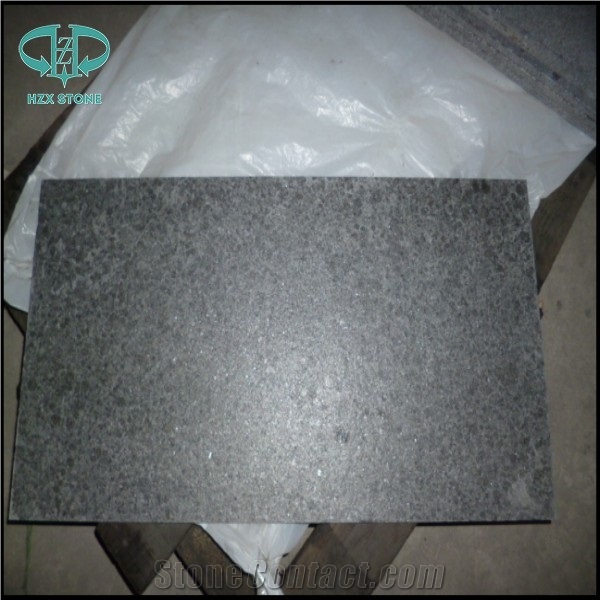 Granite G684, Flamed China Granite,China Natural Building Stones G684 Fuding Black Granite, Granite Polished Tiles /Black Pearl Wall Cladding Covering