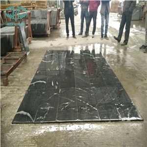 Grey Color with White Veins Granite, China Nero Branco Granite,Jet Mist Black Granite,China Jet Mist Granite,Granite Black Via Lactea Tiles,Snow Grey Granite,Tiles and Slabs, Chinese Ebony Granite
