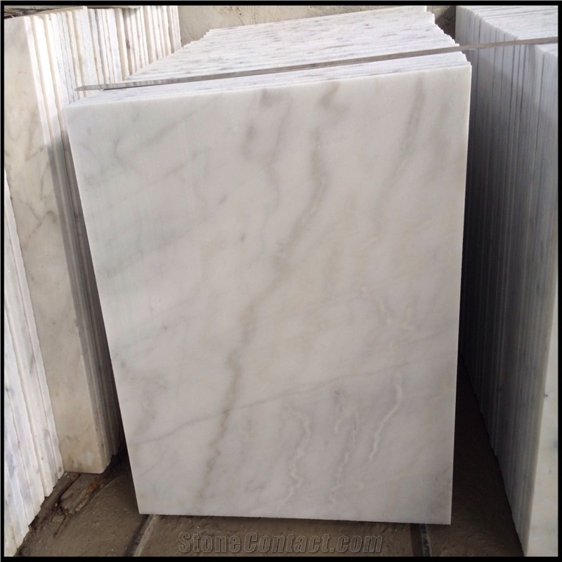 Guangxi White Marble, China White Marble, Polished Marble Tiles, Cloudy White Marble