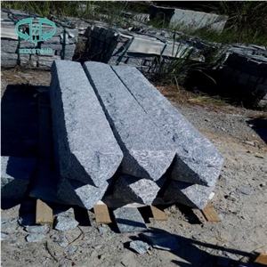 Pineappled Natural Split Granite Stone Baluster Railing Fence