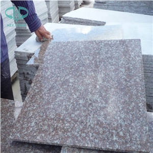 Polished G687 Granite Tiles, Peach Flower Red Granite Flooring, Peach Red Granite Floor Covering, Cherry Pink Granite Wall Covering