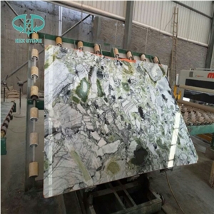 Polished Jade Green Marble Stone Slab/ Tile for Countertop,Vanity Top