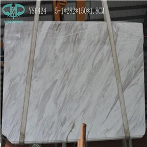 Polished Marble Volakas White for Slab and Tiles