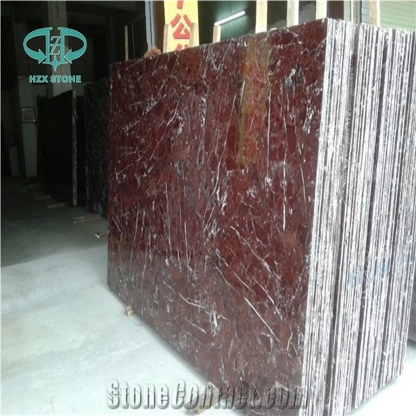 Polished Red Marble Rosso Levanto Marble for Hotel Lobby Slabs & Tiles