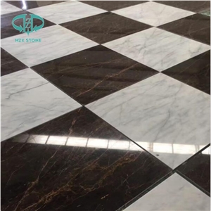 Portoro Laurent Marble,China Portoro Laurent, White,Black with White Veins Marble Slabs & Flooring Tiles