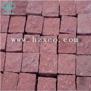 Red/Grey/Yellow Cube/Cobbles/Paving/Floor Covering/Exterior Psttern/Garden Pavements/Walkway Pavers/Landscaping/Cubic