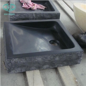 Shanxi Black Granite Sinks, Black Granite Square Sinks, Antique Pedestal Basins, Rectangle Sinks, Solid Surface Sink, Pure Black Bathroom Sinks