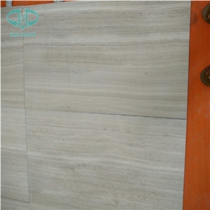 White Wooden Grain/Veins Marble, White Serpeggiante Slabs/Tiles/Covering/Skirting/Pattern Marble