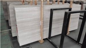 White Wooden Marble Tile & Slab,Wooden White,White Wood Grain,White Serpeggiante,China Serpeggiante,Serpeggiante Grey,White Wood Veins Marble,Chenille White Marble,Bathroom,Flooring,Wall Cladding