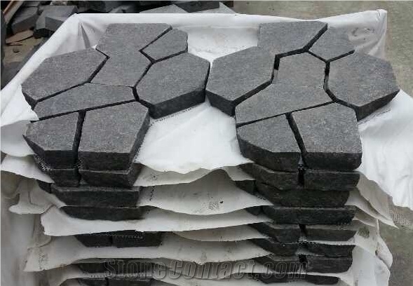 Black Basalt Cube Stone,Paving Stone,Street Bollards