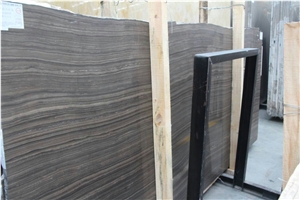 Hot Sale Natural Well Polished 1.6cm Thickness Canadian Obama Brown Wooden Sepegiante Marble Slabs and Tiles