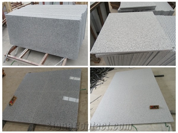 G603 Bianco Crystal /Mountain Grey Granite Slab Light Grey Granite/Bella White / Surface Polished Tiles&Slab,Granite Floor Covering/Wall Tiles/Building Stone/Decoration Indoor Outdoor Stone/Own Quarry