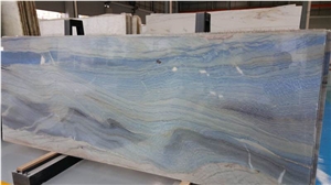 Imported Brazil Luxury Natural Quartzite Azul Macaubas Slabs