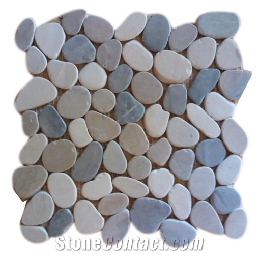 Slice Pebble Mosaic Mix Bromo