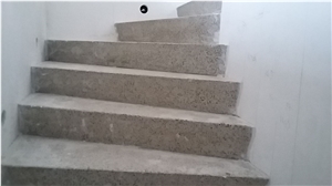 Pietra Di Comiso Staircase for Project in Losanna