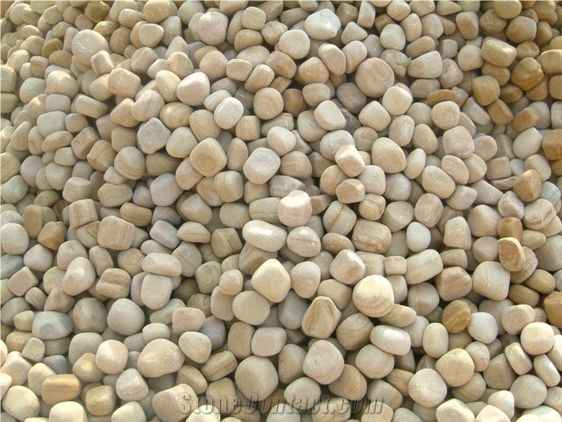 Teakwood Sandstone Pebble, Pebble Stones