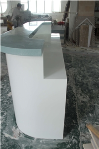 Smooth & Glossy on Surface Easy to Assembling Reception Desk