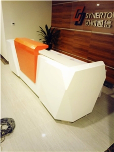Solid Surface Commercial Counter, Reception Bar Desk