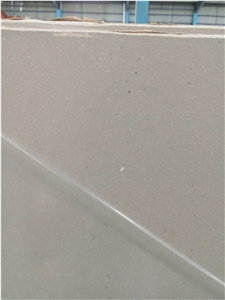 Sleek Concrete Quartz Stone Solid Surface with Matte Finished for Countertops Worktop and Bench Top 2cm Thick