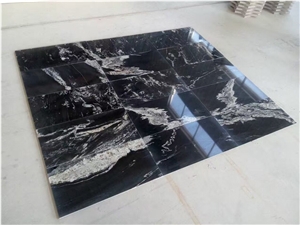 Paris Night Marble Big Slabs&Tiles, China Black Marble Wall&Floor Covering Tiles, China Cosmic Black Marble Wall Cladding Tiles, Paris Night Black Marble Interior Decoration