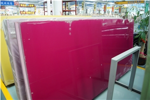 Factory Direct Pure Rose Color Engineered Quartz Stone Slabs