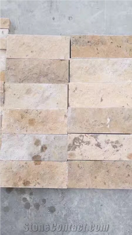 Beige Stone Veneer for Wall Cladding