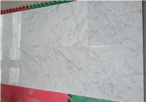Bianco Carrara C Tile, White Marble, Wall Tile, Flooring Tile, Interior Tile, Popular Marble Ston, Vein Lot, Vein Less