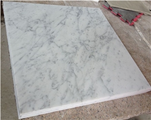 Bianco Carrara C Tile, White Marble, Wall Tile, Flooring Tile, Interior Tile, Popular Marble Ston, Vein Lot, Vein Less