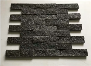 Black Galaxy Ledge Stone/Stone Wall Cladding/Split Face/Culture Stone/Wall Art/Feature Wall/Stone Wall Decor/Manufacturer Stone Veneer/Thin Stone Veneer/Ledge Stone
