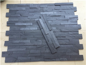 Black Slate Stone, Culture Stone, Wallstone, Wall & Flooring Tile, Wall Cladding , Exposed Wall Stone