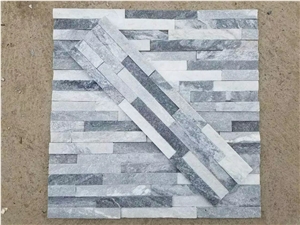 Cloudy Grey Culture Stone/Thin Stone Veneer/Stone Wall Cladding/Feature Wall/Manufactured Stone Veneer/Stone Wall Decor/Ledge Stone