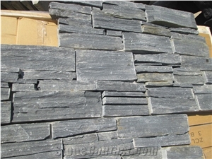 Culture Stone, Wall Stone Cement Back Wall Stone, Grey Slate Wall Stone Culture Stone,Hot Sell Finishing Material Stone Cement Ledgestone with Narural Surface