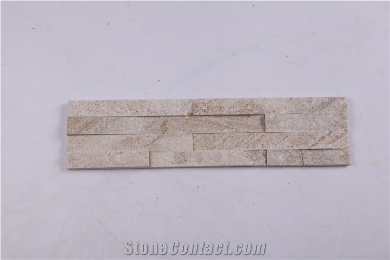 Golden Line Wooden Ledge Stone/Stone Wall Cladding/Split Face Culture Stone/Feature Wall/Manufactured Stone Veneer/Thin Stone Veneer/Stone Wall Decor