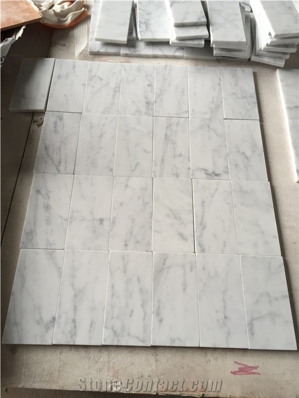 Italian Bianco Carrara Mosaic, Wall Tile，Flooring Tile ,Mosaic Tile , Wall Decor, Flooring Decor