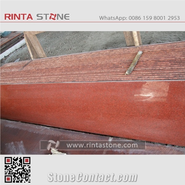 China Red Granite Slabs Tiles Dyed Red Granite Painted Red Chili Red Stone China Imperial Red Granite Taiwan Red Cheap Red Stone Pure Red Absolute Red Stone Indian Red Granite