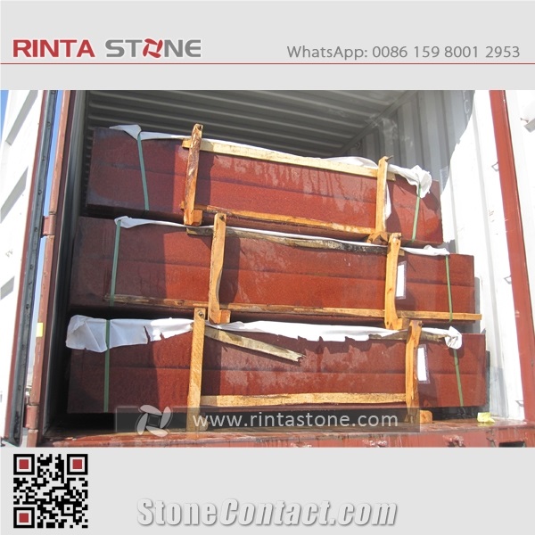 China Red Granite Slabs Tiles Dyed Red Granite Painted Red Chili Red Stone China Imperial Red Granite Taiwan Red Cheap Red Stone Pure Red Absolute Red Stone Indian Red Granite