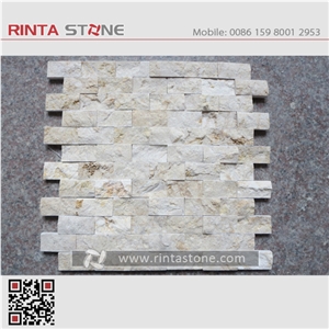 Natural Stone Mosaic Tiles,Marble Mosaic Bathroom Culture Stone,Wall Cladding Panel Format Panel Decorative Stone Chipped Mosaic Pattern Composited Tiles Honeycomb Panel Ceramic Backed Mosaic