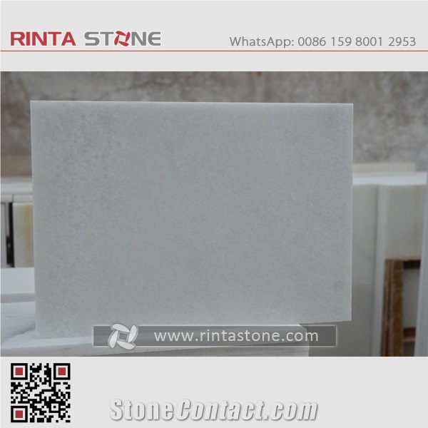 Pure White Marble Slab Tile Thin Tiles Wall Cladding Tile Crystal White Marble Vietnam White Stone White Naxoz Cristallina China White Marble Polar White Jade White Crystal Marble