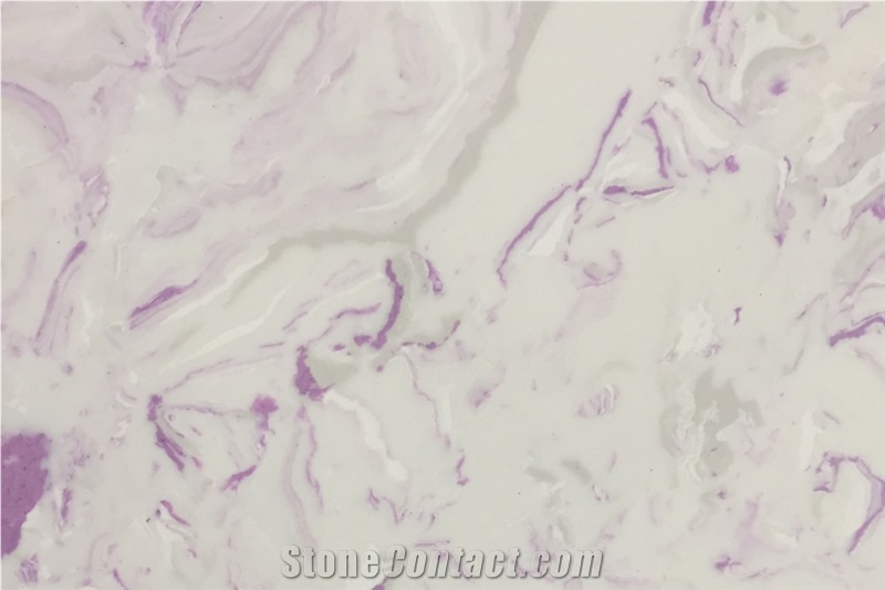 Purple Artificial Onyx Stone Slabs & Tiles, China Lilac Artificial Stone