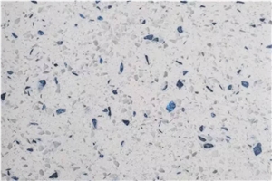 YUANDA Blue Engineered Quartz Slabs