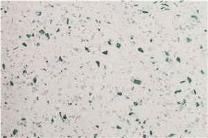 YUANDA Forest Green Engineered Quartz Slabs