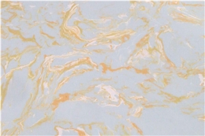 YUANDA Golden Crystal Onyx Nano Stone Slabs
