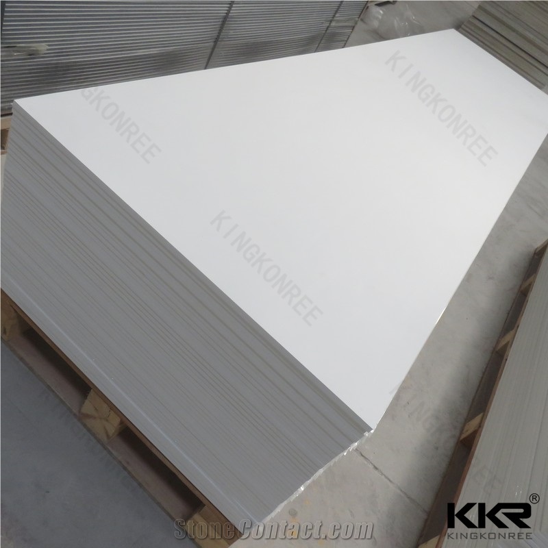 Artificial Stone Tiles Building Material Corian White Solid Surface