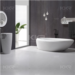 Bathroom Furniture Luxury Acrylic Resin Stone Bathtubs, Solid Surface Freestanding Baths